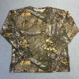 Men’s Ranger Realtree Camo Long Sleeve Pocket Shirt Size XL Hunting